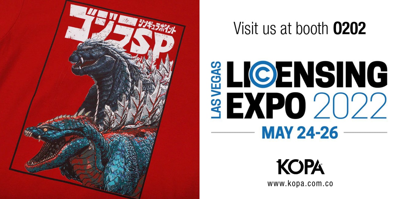 Godzilla and TOHO in Las Vegas Licensing Expo