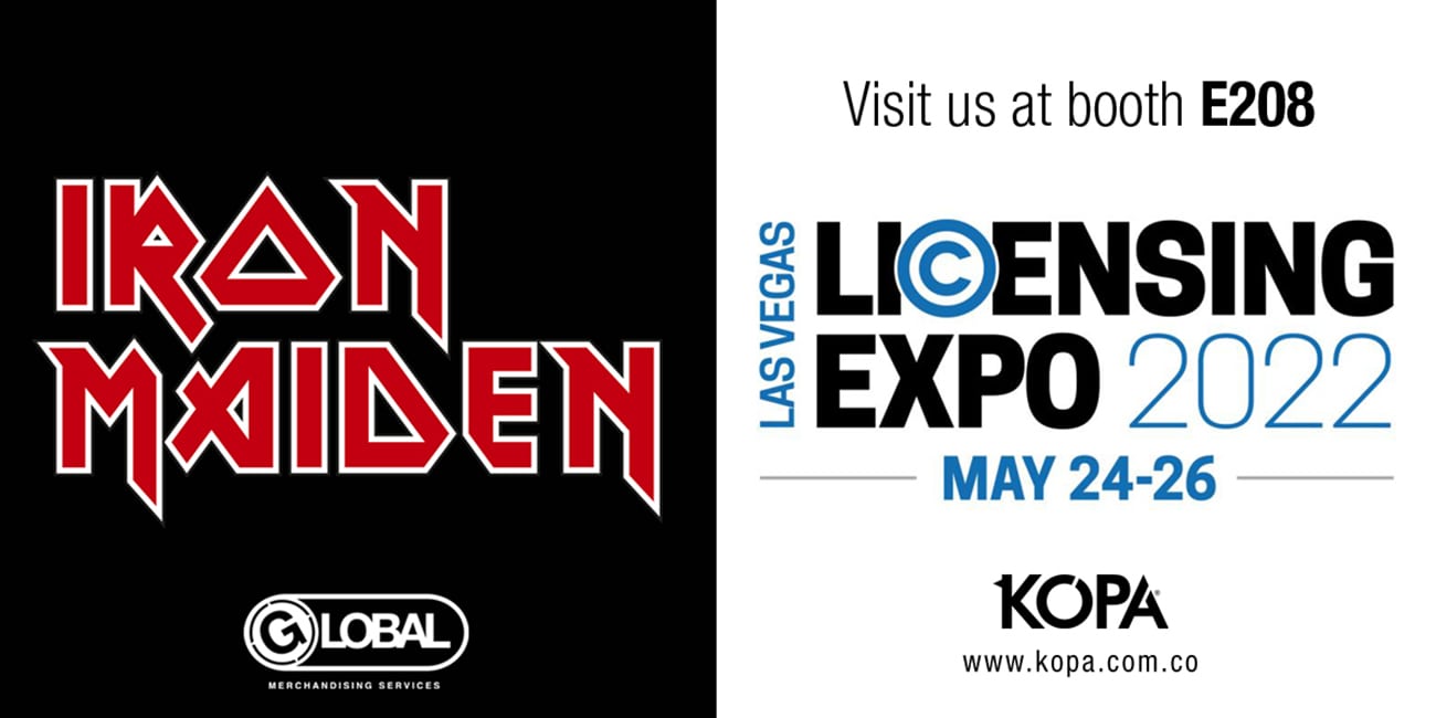 Global merchandising and Iron Maiden presente in Las Vegas Licensing Expo