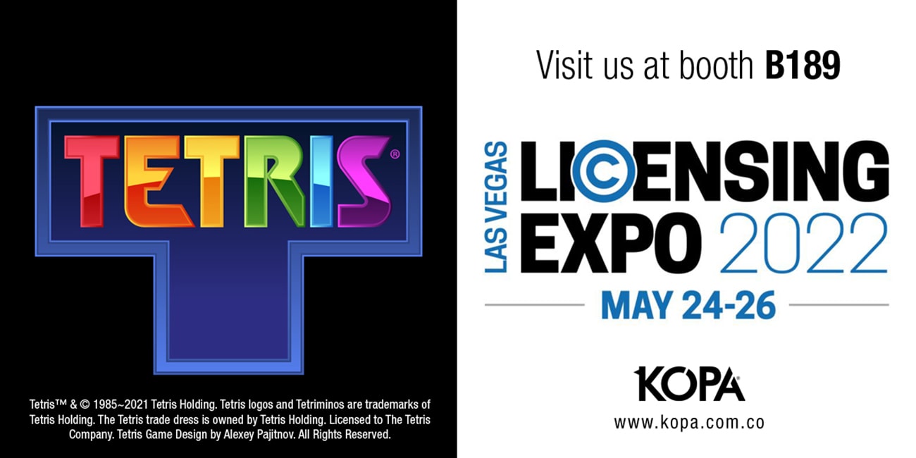 Tetris in Las Vegas Licensing Expo