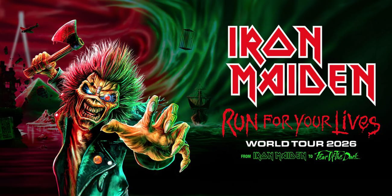 Iron maiden Run For Your Lives World Tour 2026