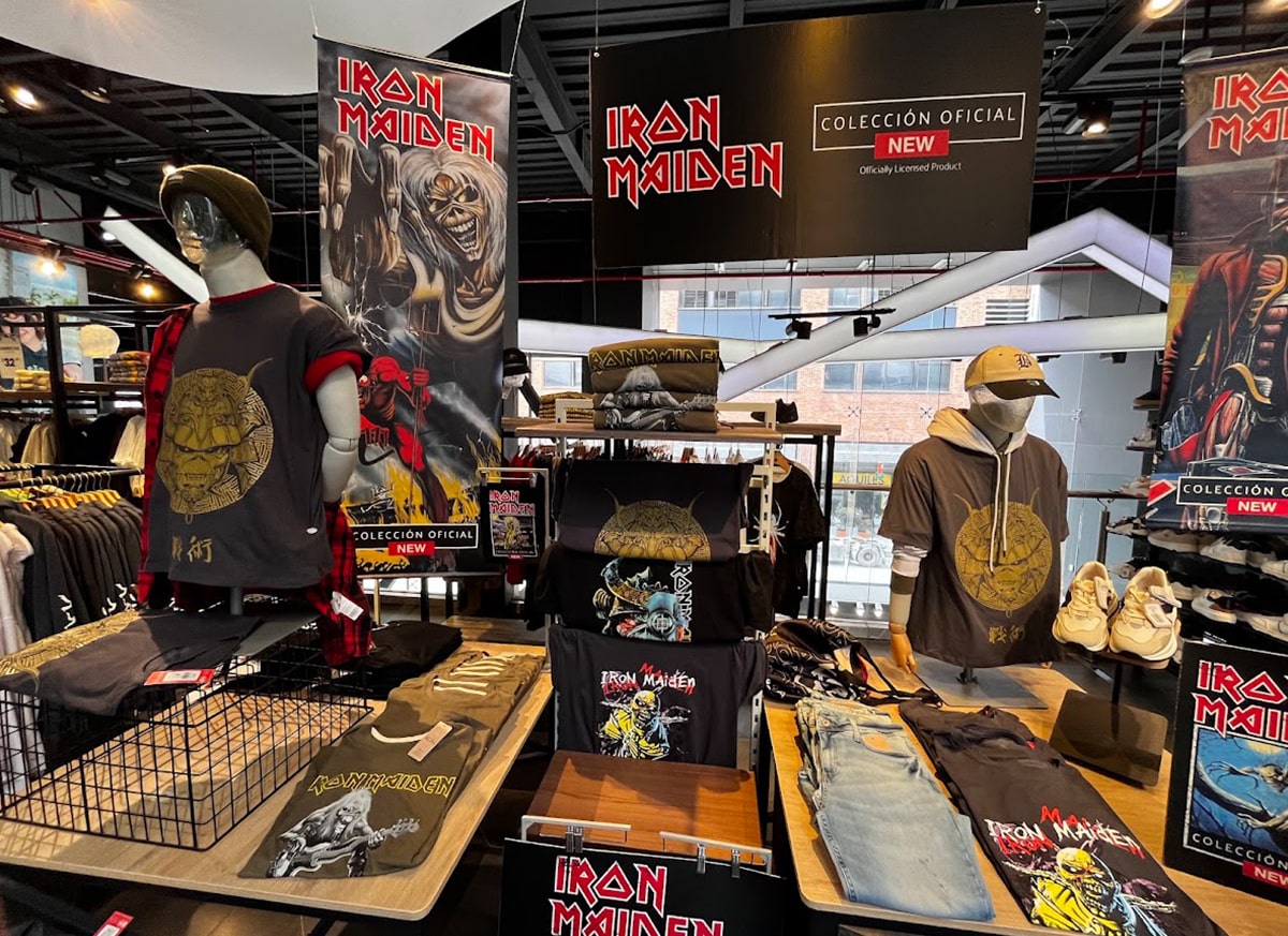 Iron Maiden moda rock koaj colombia licensing expo las vegas