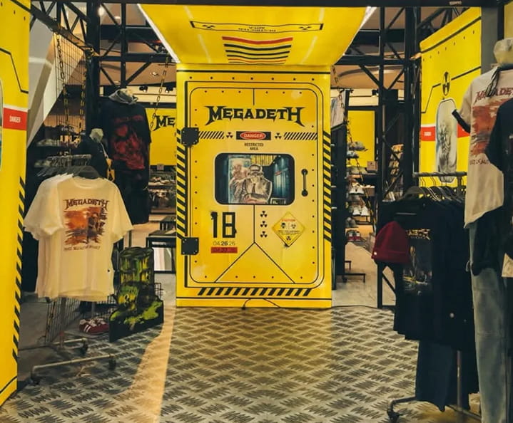 megadeth moda rock koaj colombia pop up store en colombia kopa fashion moda