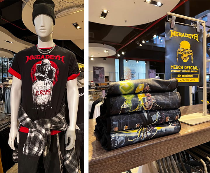 megadeth moda rock koaj colombia pop up store en colombia kopa fashion moda
