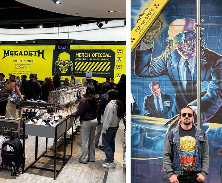 megadeth moda rock koaj colombia pop up store en colombia kopa fashion moda