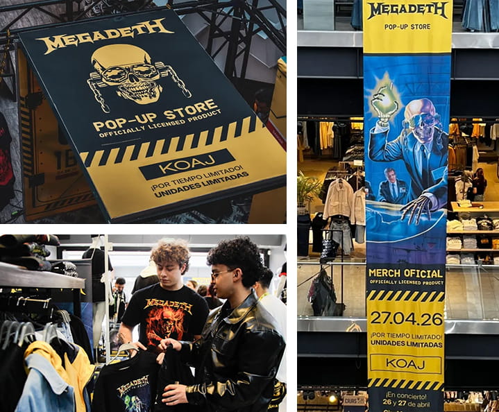 megadeth moda rock koaj colombia pop up store en colombia kopa fashion moda